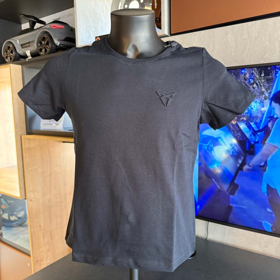 T-Shirt logo in rilievo Nero