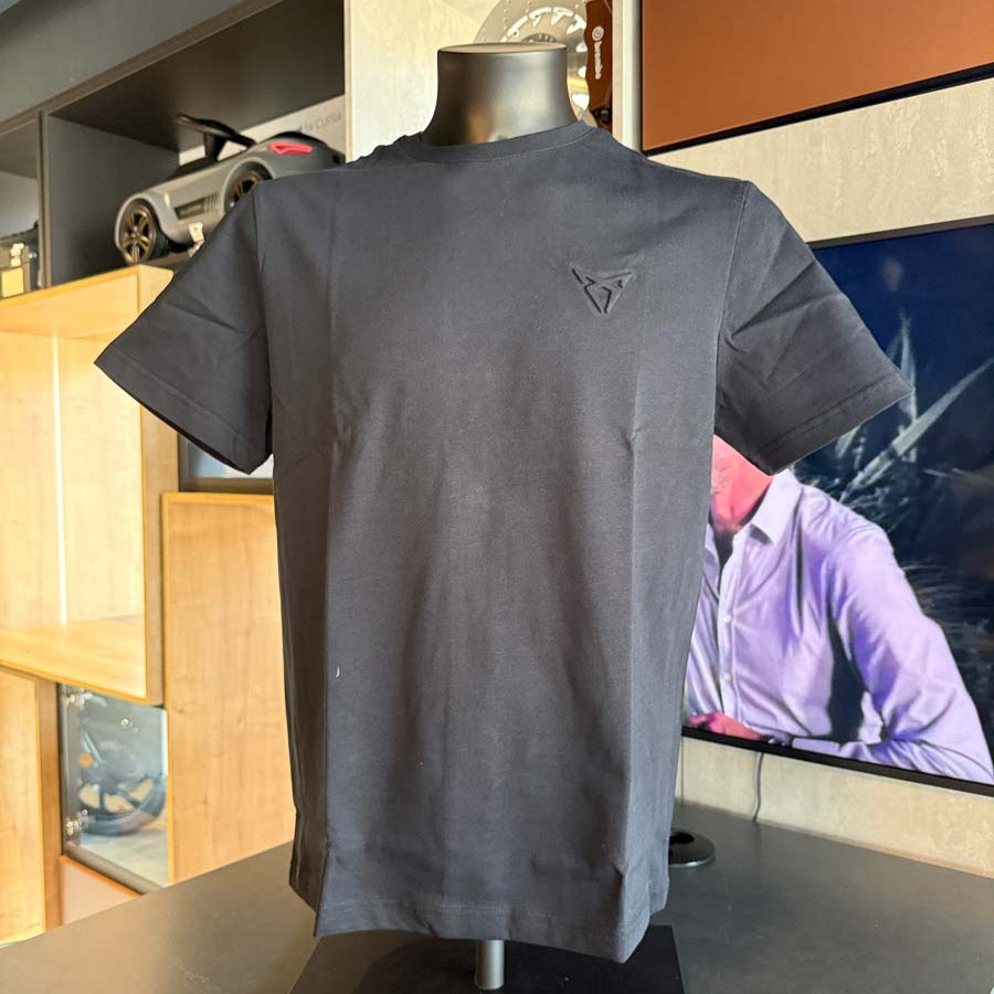 T-Shirt logo in rilievo Nero
