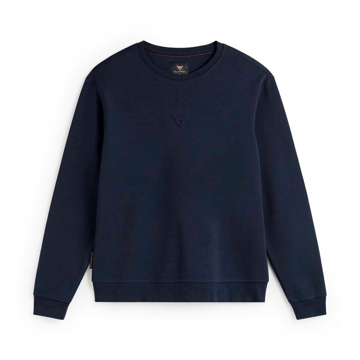 CUPRA Felpa con logo in rilievo Blu Moonslate