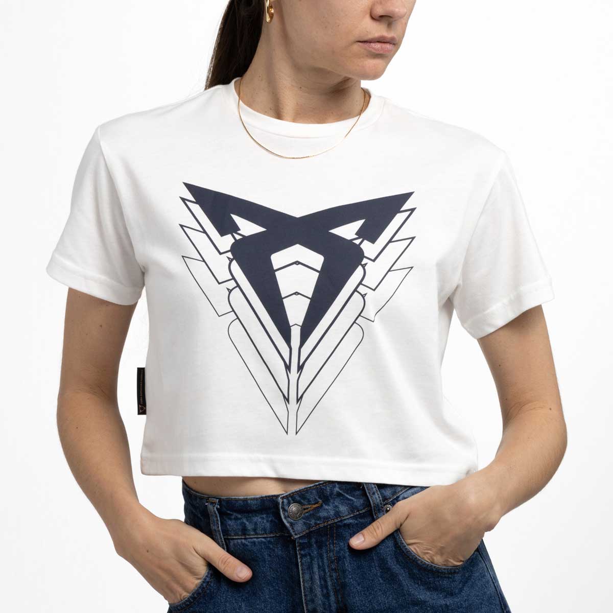T-Shirt big logo Bianca