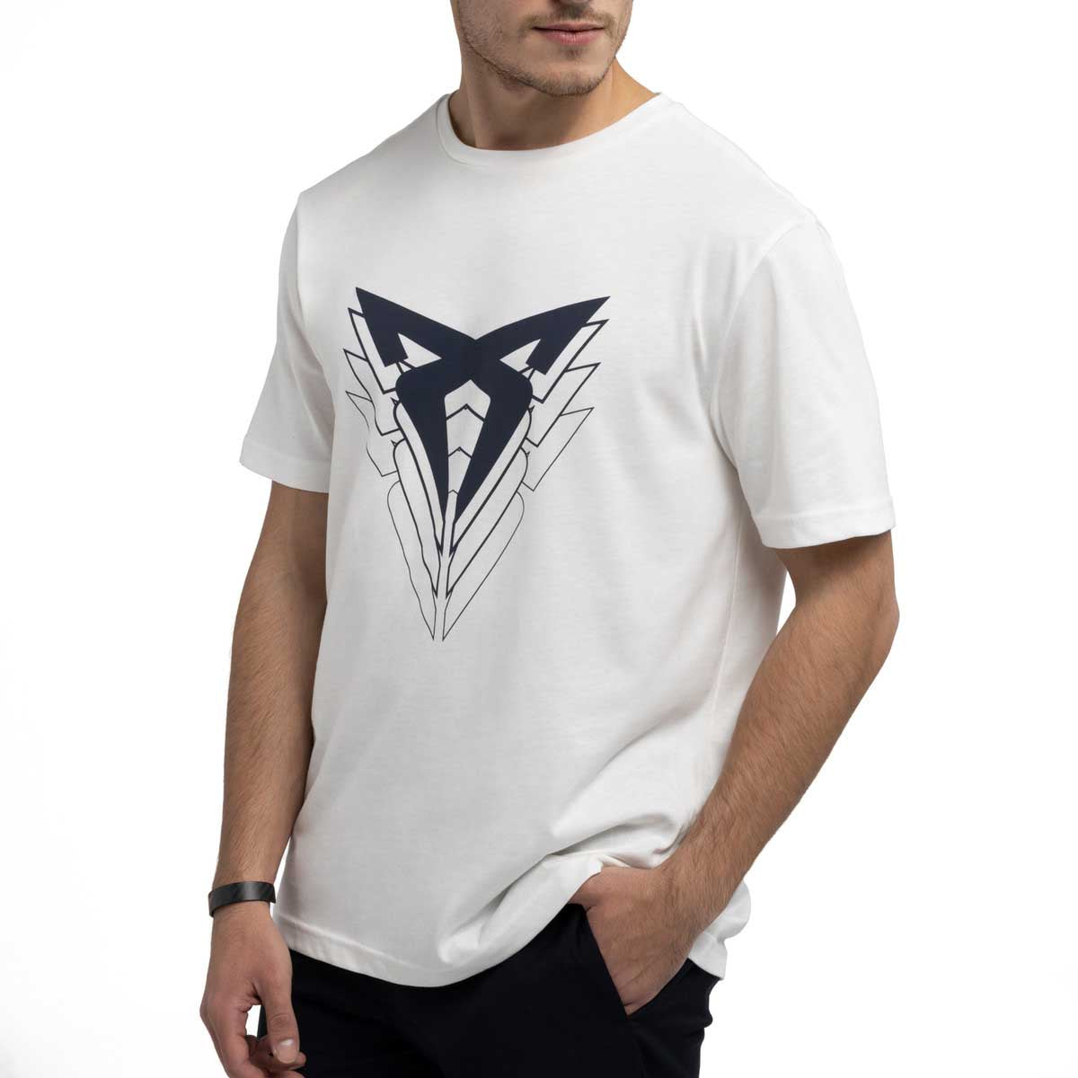 T-Shirt big logo Bianca