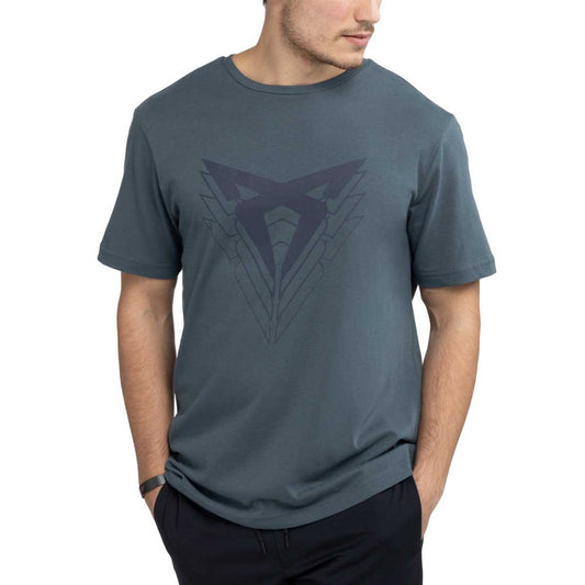 T-Shirt big logo Grigio Enceladus