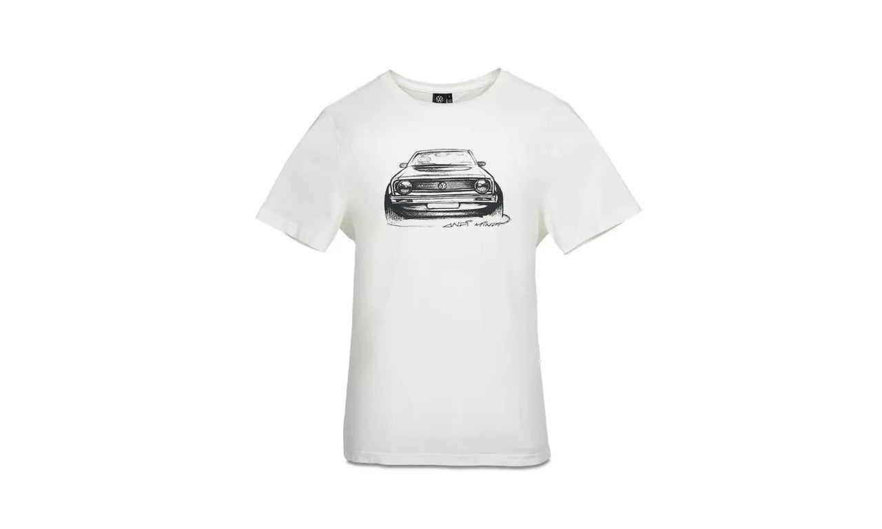T-Shirt girocollo unisex bianca  - Collezione GTI