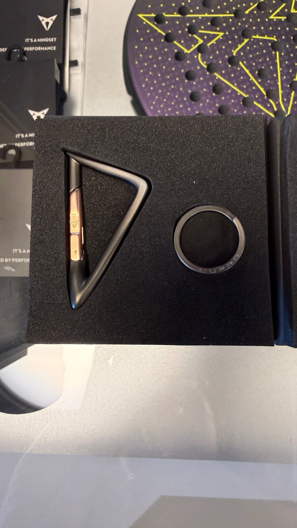 CUPRA Raval Capsule Collection - Portachiavi Triangolare