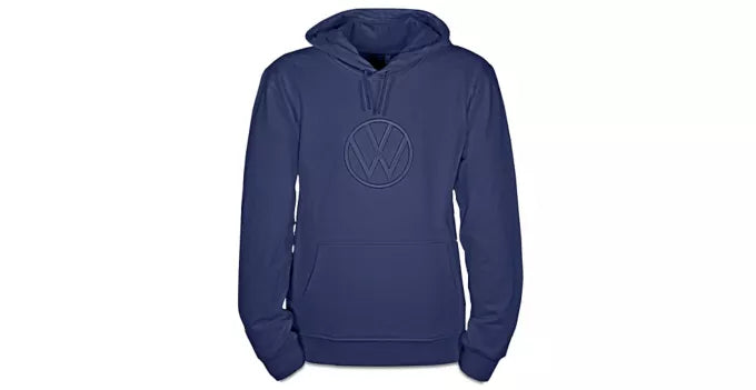 Felpa bianca con cappuccio - Collezione Volkswagen